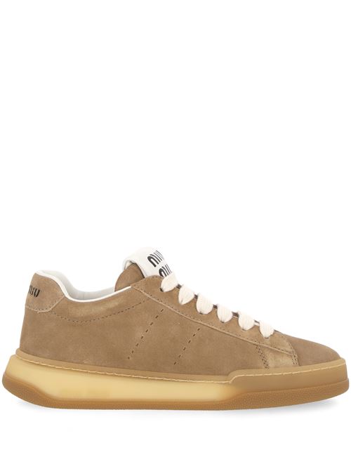 Sneakers in pelle scamosciata Miu Miu | 5E916DF-DX05Z5OF0379